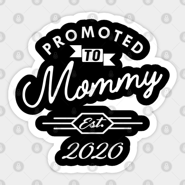 New Mommy - Promoted to mommy est. 2020 Sticker by KC Happy Shop